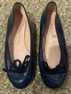 Pretty Ballerinas Flats patent blue size 7
